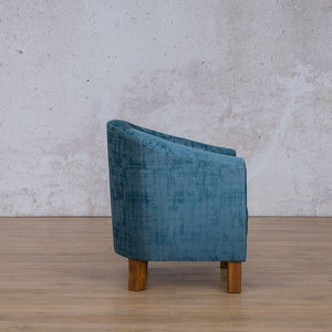 Club Tub Chair - Customisable Fabric - Available on Special Order Plan Only Fabric Armchair Leather Gallery 