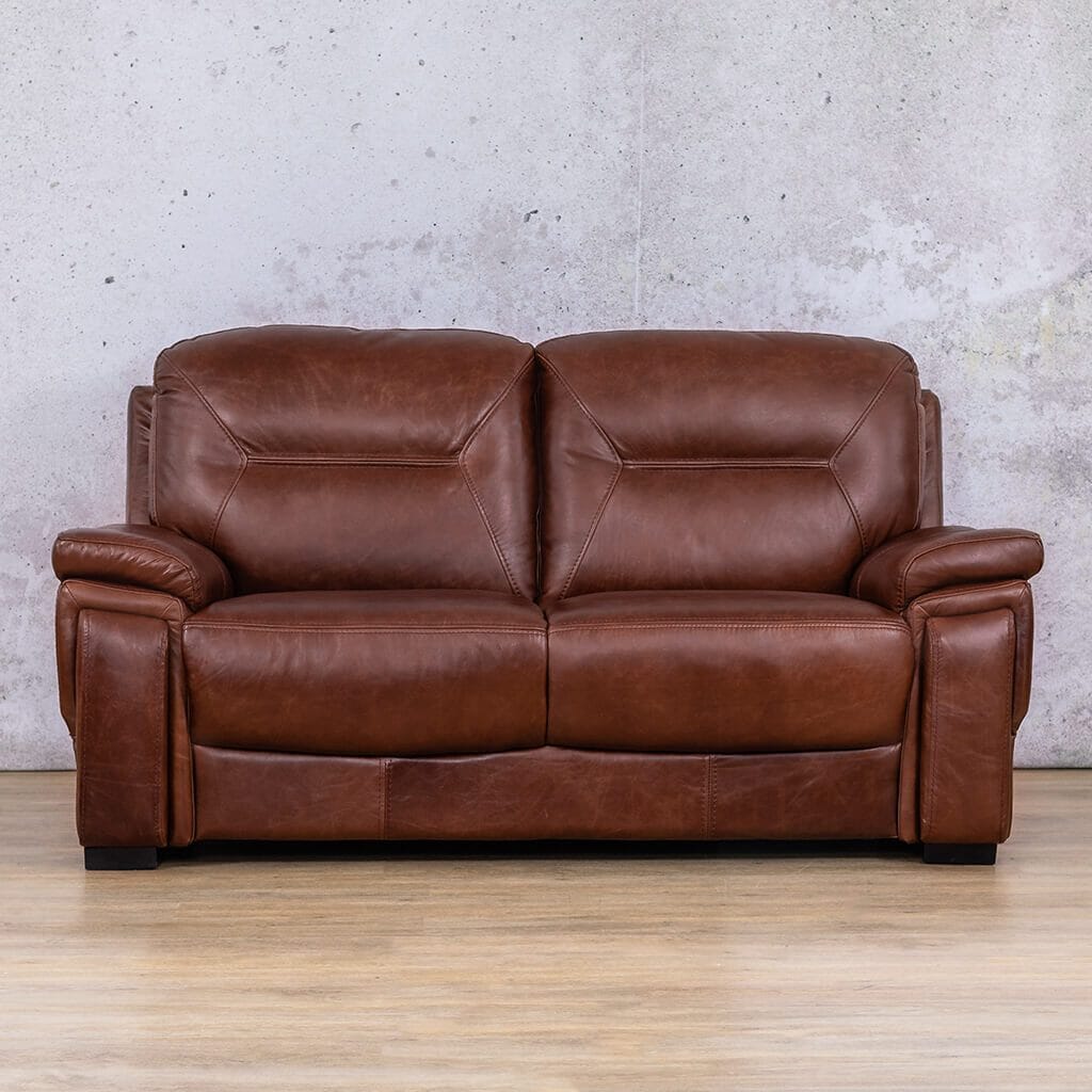 2 cushion leather sofa best sale