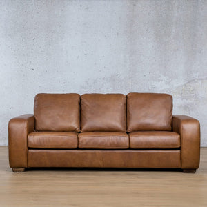 Stanford 3+2+1 Leather Sofa Suite - Available on Special Order Plan Only Leather Sofa Leather Gallery Czar Pecan 