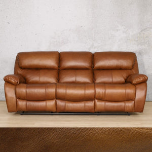 Kuta 3 Seater Leather Recliner Leather Recliner Leather Gallery Royal Walnut 