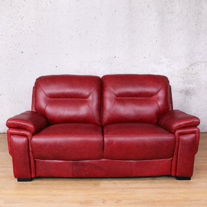 San Lorenze 2 Seater Leather Sofa Leather Sofa Leather Gallery Royal Ruby 