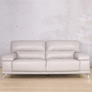 Adaline 3+2 Leather Sofa Suite Leather Sofa Leather Gallery Luxe Grey 