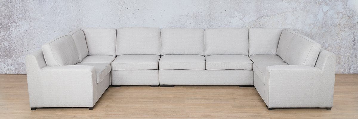 Rome Fabric Modular U-Sofa Sectional - Available on Special Order Plan Only Fabric Corner Suite Leather Gallery 