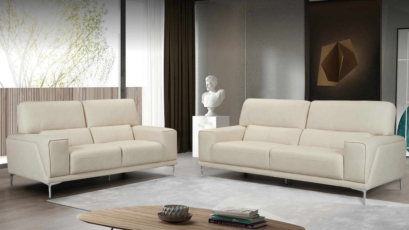 Atlanta 3+2+1 Leather Sofa Suite