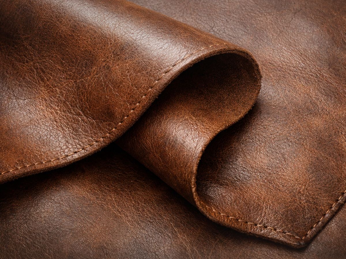 About Us | Leather Gallery | Close up Full Genuine Leather