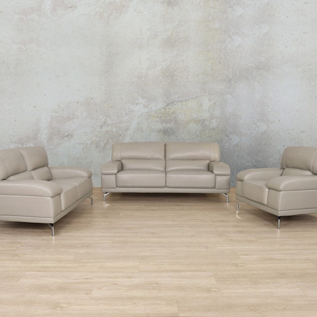 Adaline 3+2+1 Leather Sofa Suite - Available on Special Order Plan Only Leather Sofa Leather Gallery 