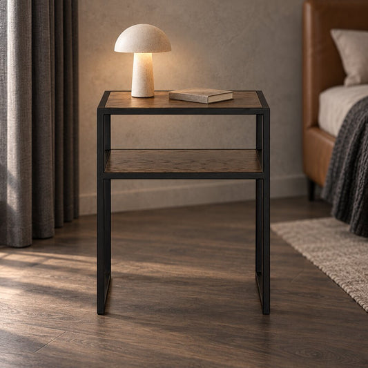 Addison Bedside Pedestal - Antique Dark Oak Bedside Table | Bedroom Pedestals | Bedside Pedestals For Sale | Side Tables For Sale | pedestals for sale | modern bedside pedestals | Pedestal Range at Leather Gallery Furniture Stores