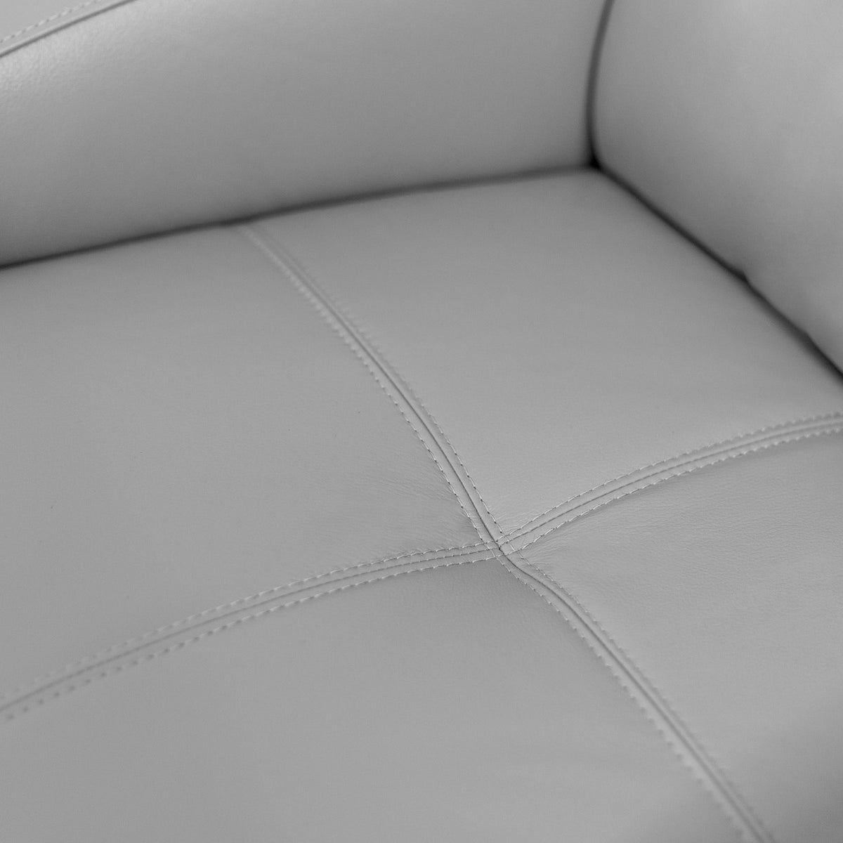 Adaline 2 Seater Leather Sofa Leather Sofa Leather Gallery Luxe Grey
