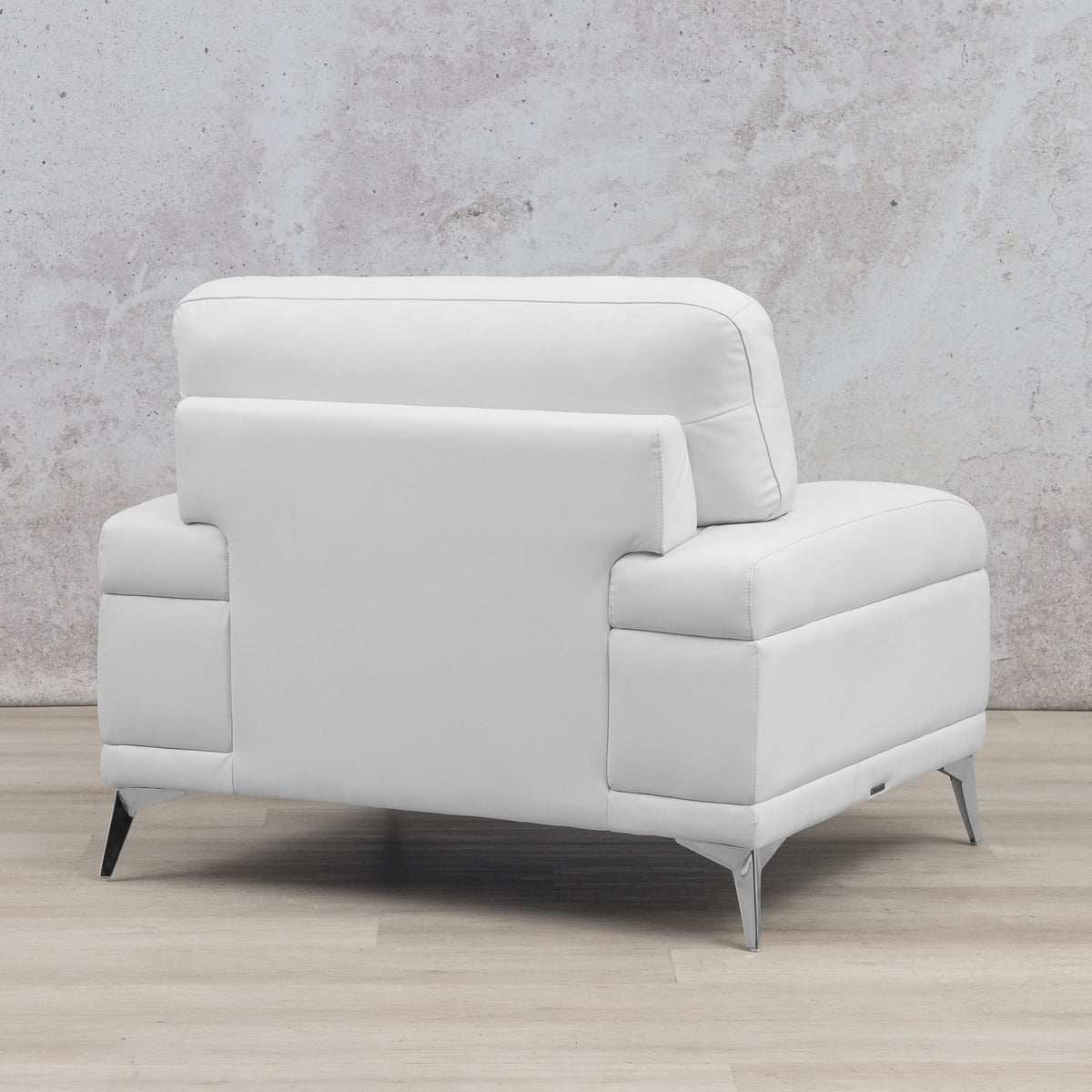 Adaline 1 Seater Leather Sofa Leather Sofa Leather Gallery-urban white