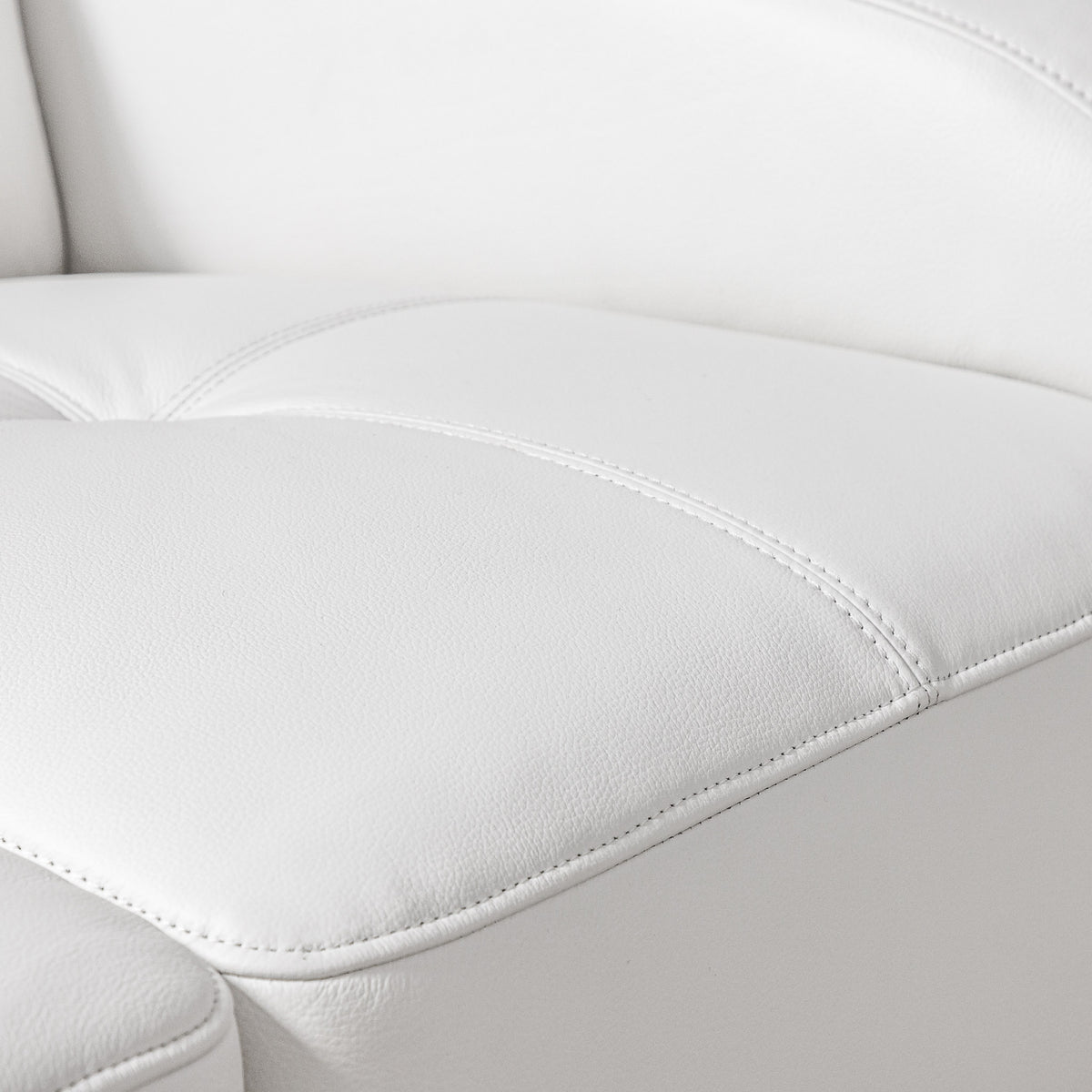 Adaline 3 Leather Sofa Suite Leather Sofa Leather Gallery-urban white