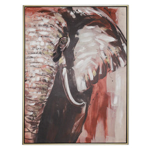 African Elephant Painting Leather Gallery 