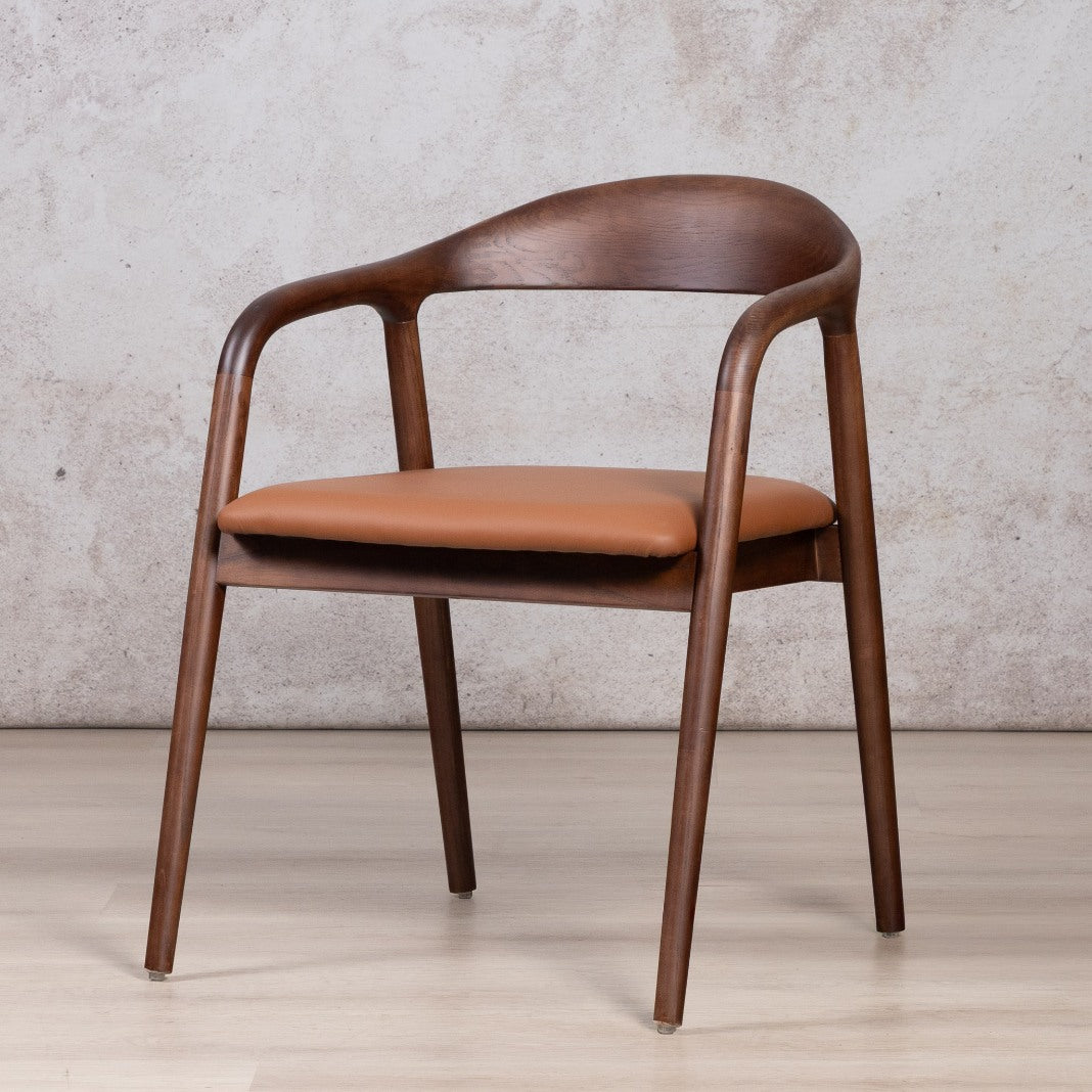Alden Walnut Dining Chair | Leather Dining Chairs, carver dining chairs,  modern dining chairs, dining chairs  
