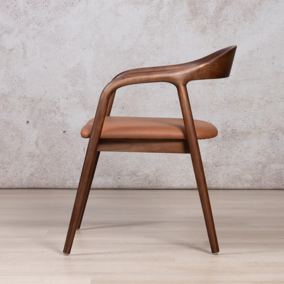 Alden Walnut Dining Chair | Leather Dining Chairs, carver dining chairs,  modern dining chairs, dining chairs  