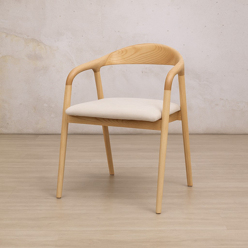 Alden Natural Fabric Dining Chair