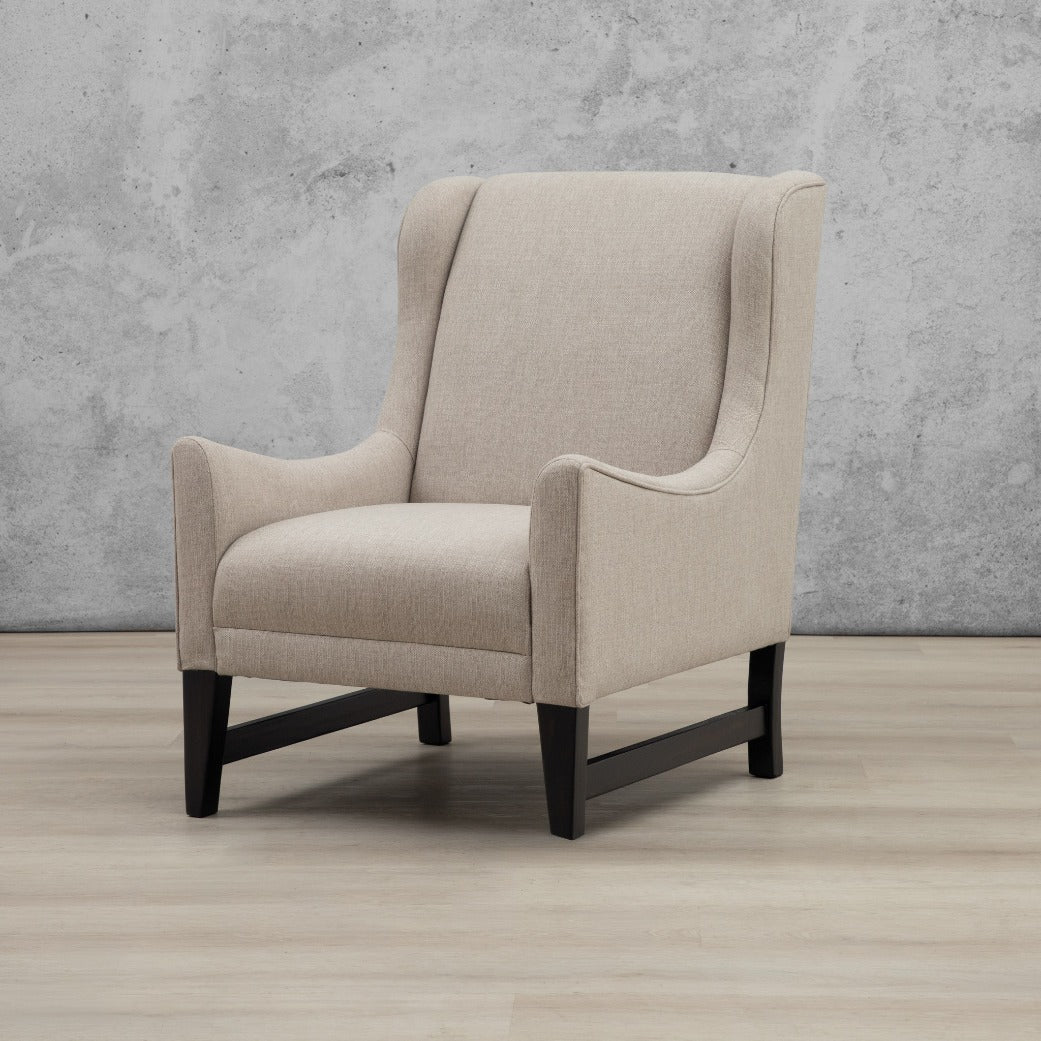 Amelia Armchair Fabric Occasional Chair - Cashew | Leather Gallery  