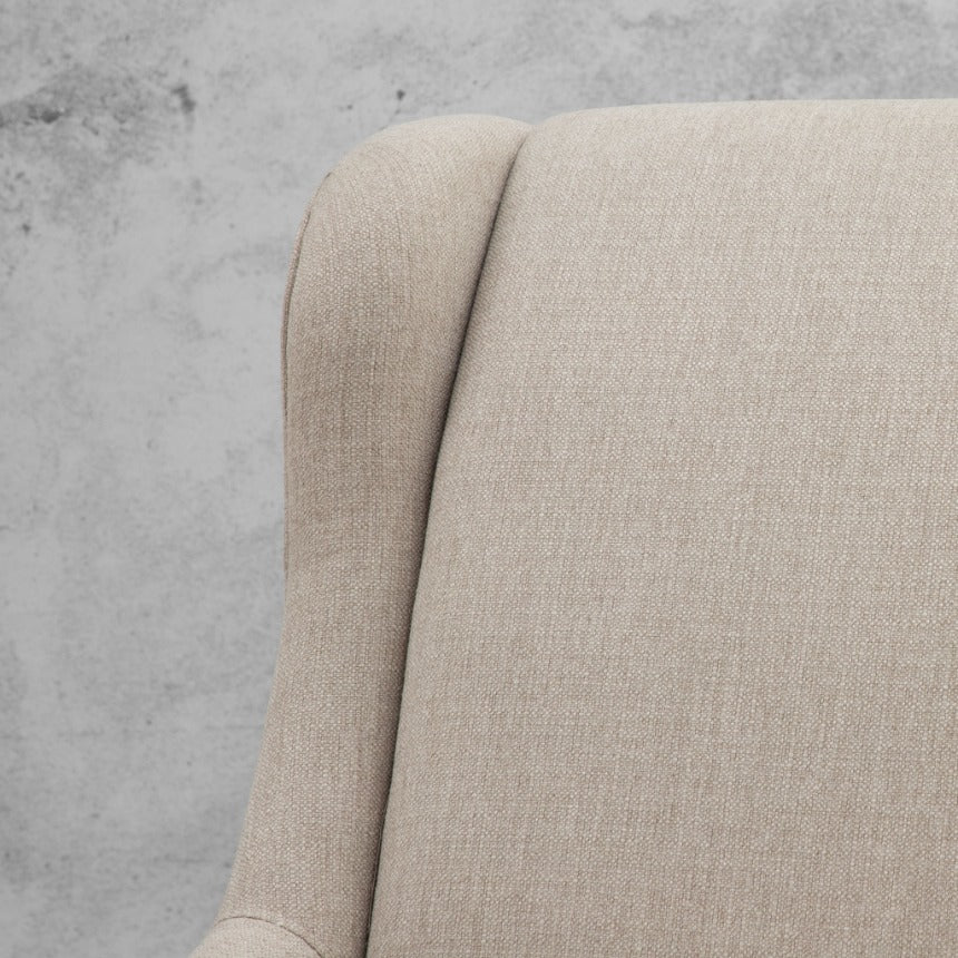 Amelia Armchair Fabric Occasional Chair - Cashew | Leather Gallery  