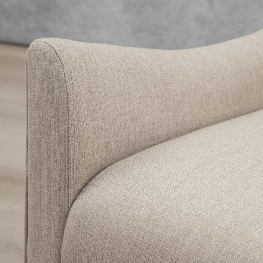 Amelia Armchair Fabric Occasional Chair - Cashew | Leather Gallery  