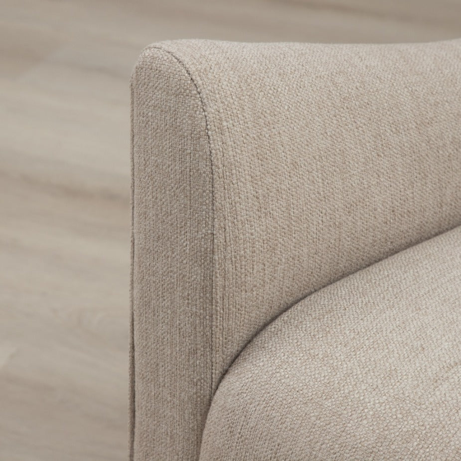 Amelia Armchair Fabric Occasional Chair - Cashew | Leather Gallery  