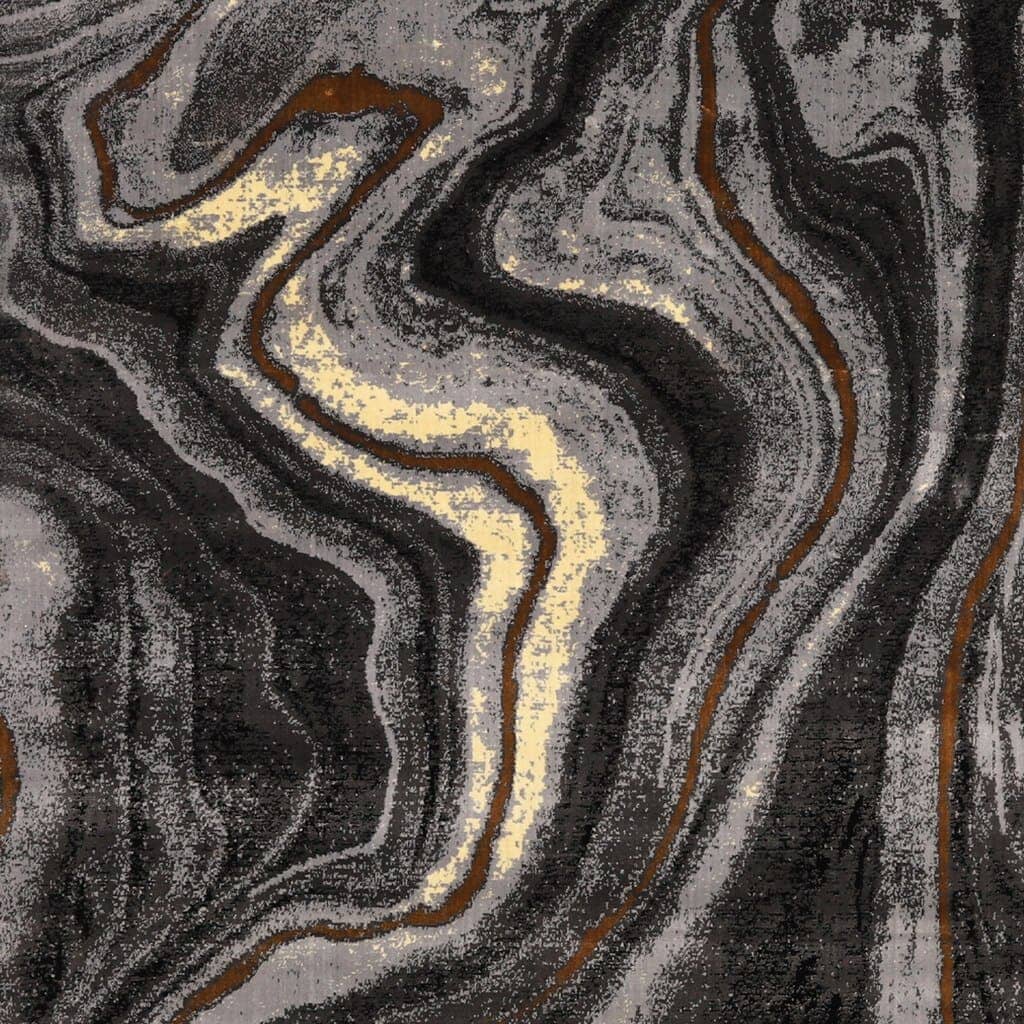 Apollo Rug - Golden Ebony Carpets Leather Gallery 160 x 230 