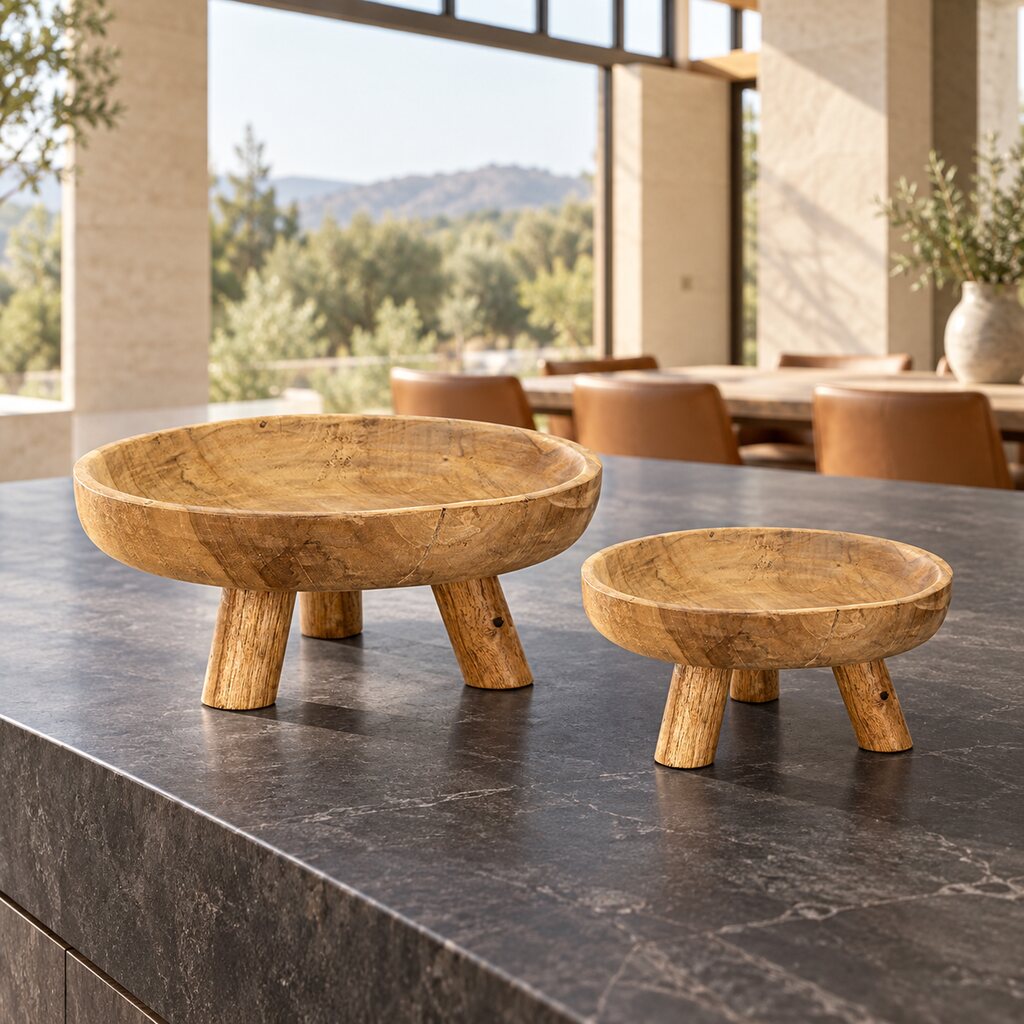Ara Teak Tray - Set of 2 - Trays