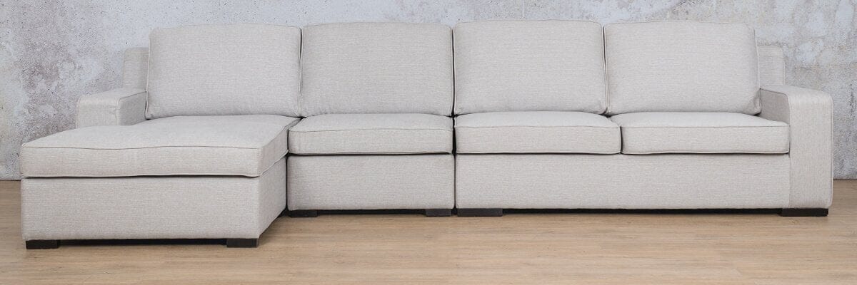 Rome Fabric Sofa Chaise Modular Sectional - LHF - Available on Special Order Plan Only Fabric Corner Suite Leather Gallery 