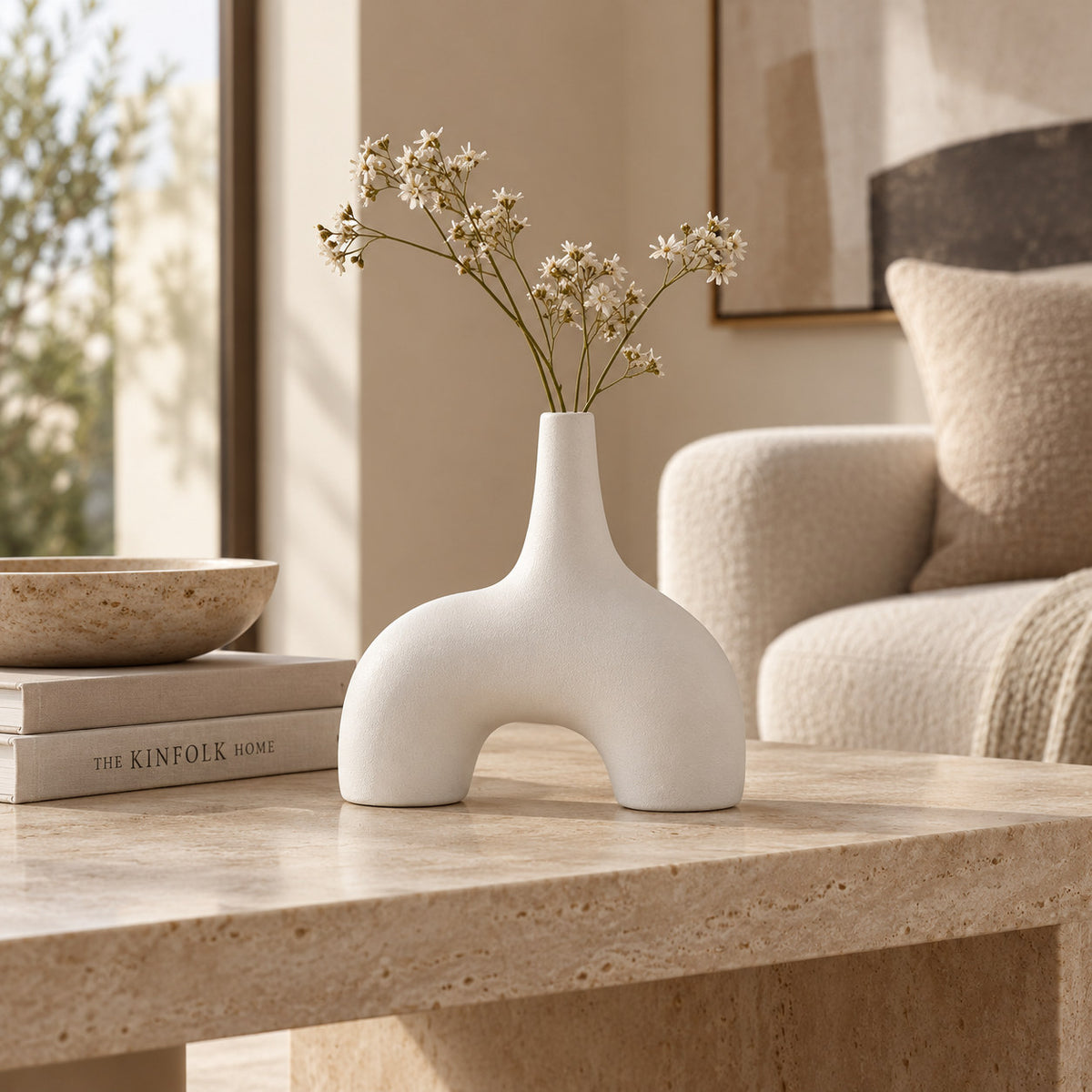 Atria Ceramic Vase - Small