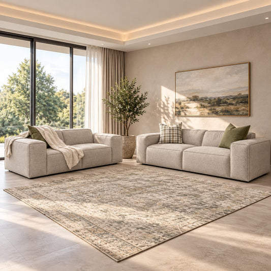 Discover Austin Fabric Couch -3-2s Belle Beige