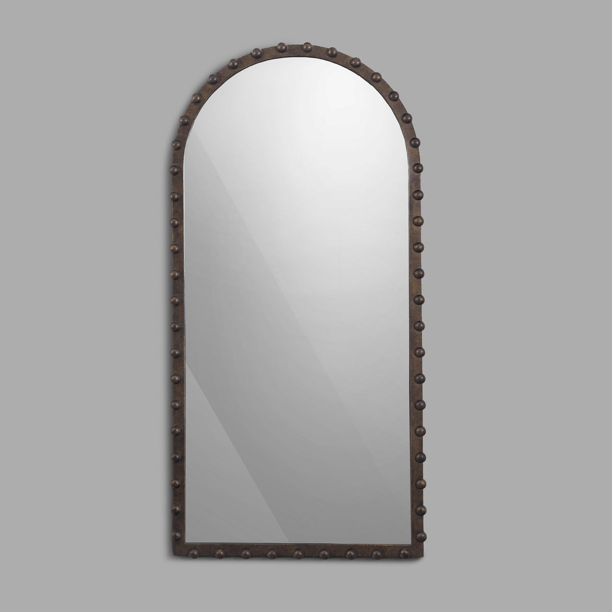 Bassanio Floor Mirror - Dark Antique Gold