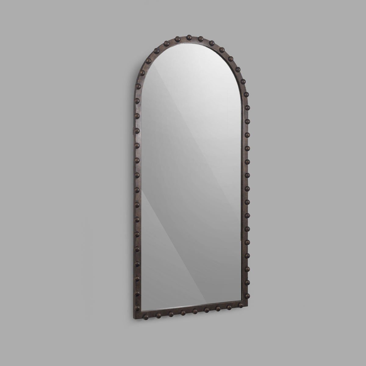 Bassanio Floor Mirror - Dark Antique Gold