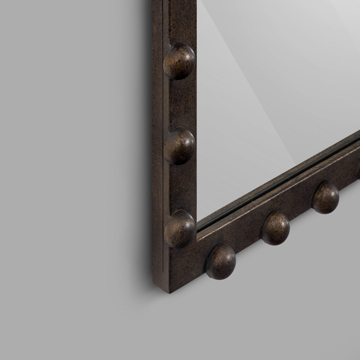 Bassanio Floor Mirror - Dark Antique Gold