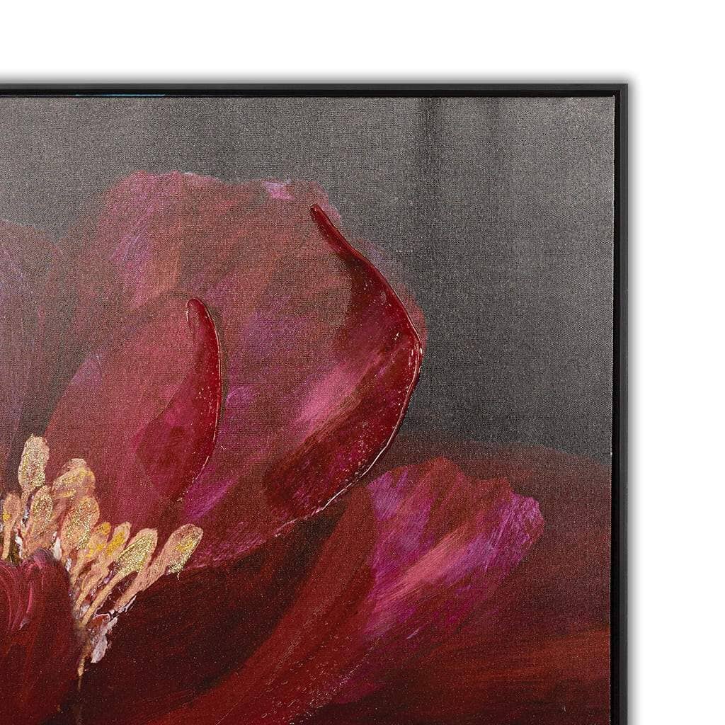 Burgundy Blooms III - 1000 x 1000 Painting Leather Gallery 