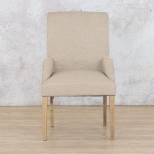 Baron Antique Natural Oak Carver Dining Chair Dining Chair Leather Gallery 