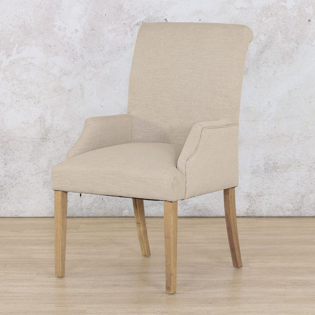Baron Antique Natural Oak Carver Dining Chair Dining Chair Leather Gallery 