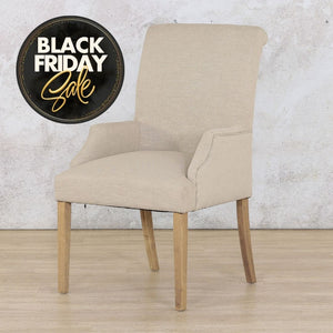 Baron Antique Natural Oak Carver Dining Chair