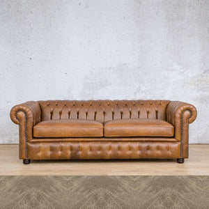 Chesterfield 3+2+1 Leather Sofa Suite Leather Sofa Leather Gallery Bedlam Taupe 