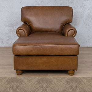 Salisbury Leather 2 Arm Chaise Leather Armchair Leather Gallery Bedlam Taupe Full Foam 