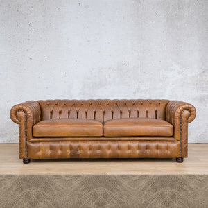 Chesterfield 3 Seater Leather Sofa Leather Sofa Leather Gallery Bedlam Taupe 