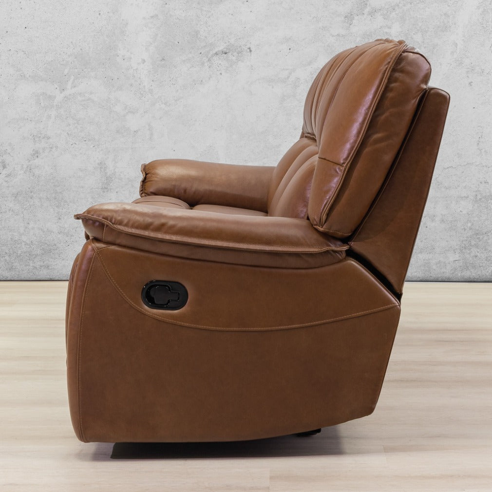 Bentley Leather Recliner 3 Seater Leather Recliner Leather Gallery -  Imperial Royal Walnut