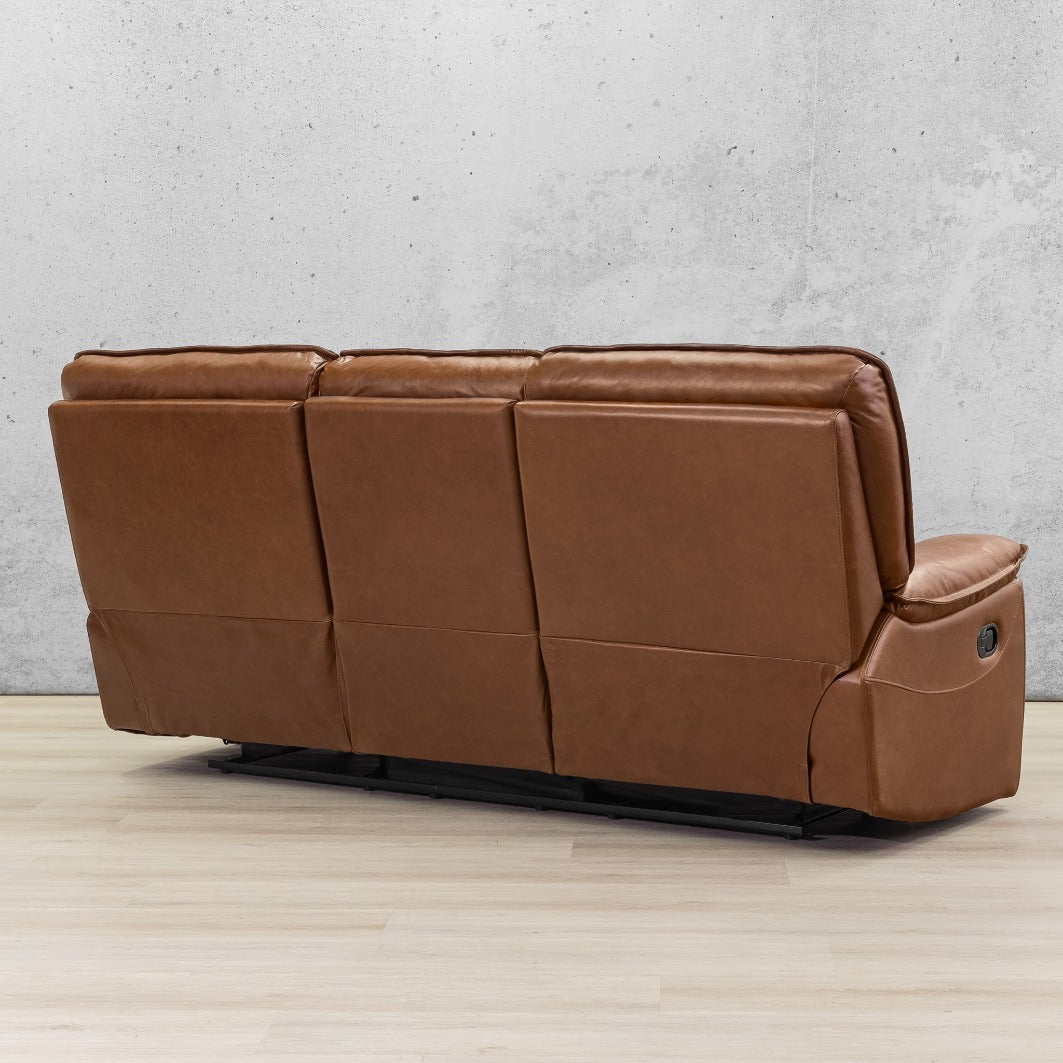 Bentley Leather Recliner 3 Seater Leather Recliner Leather Gallery -  Imperial Royal Walnut