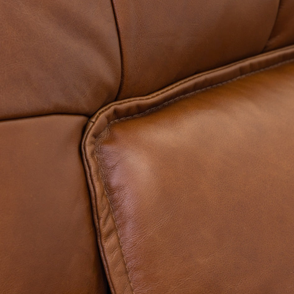 Bentley Leather Recliner 3 Seater Leather Recliner Leather Gallery -  Imperial Royal Walnut