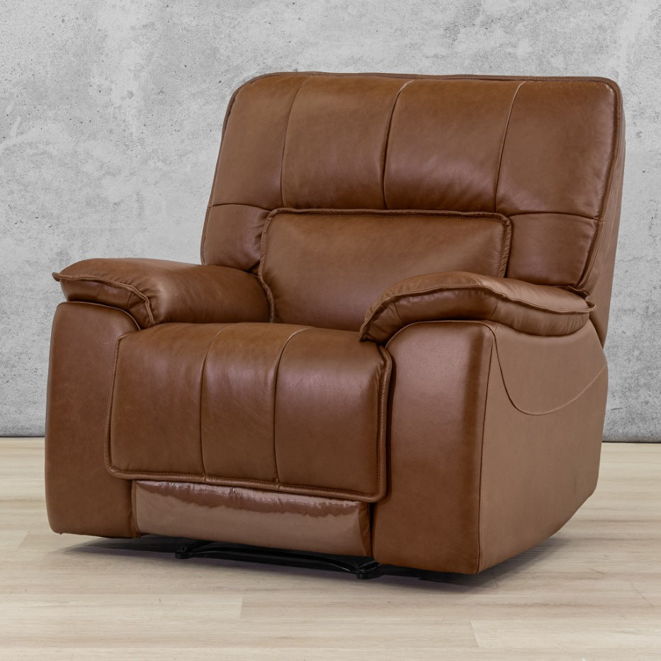 Bentley Leather Recliner - 1 Seater | Imperial Royal Walnut 