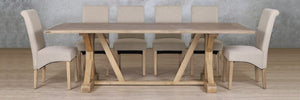 Berkeley Wood Top & Windsor 10 Seater Dining Set Dining room set Leather Gallery 