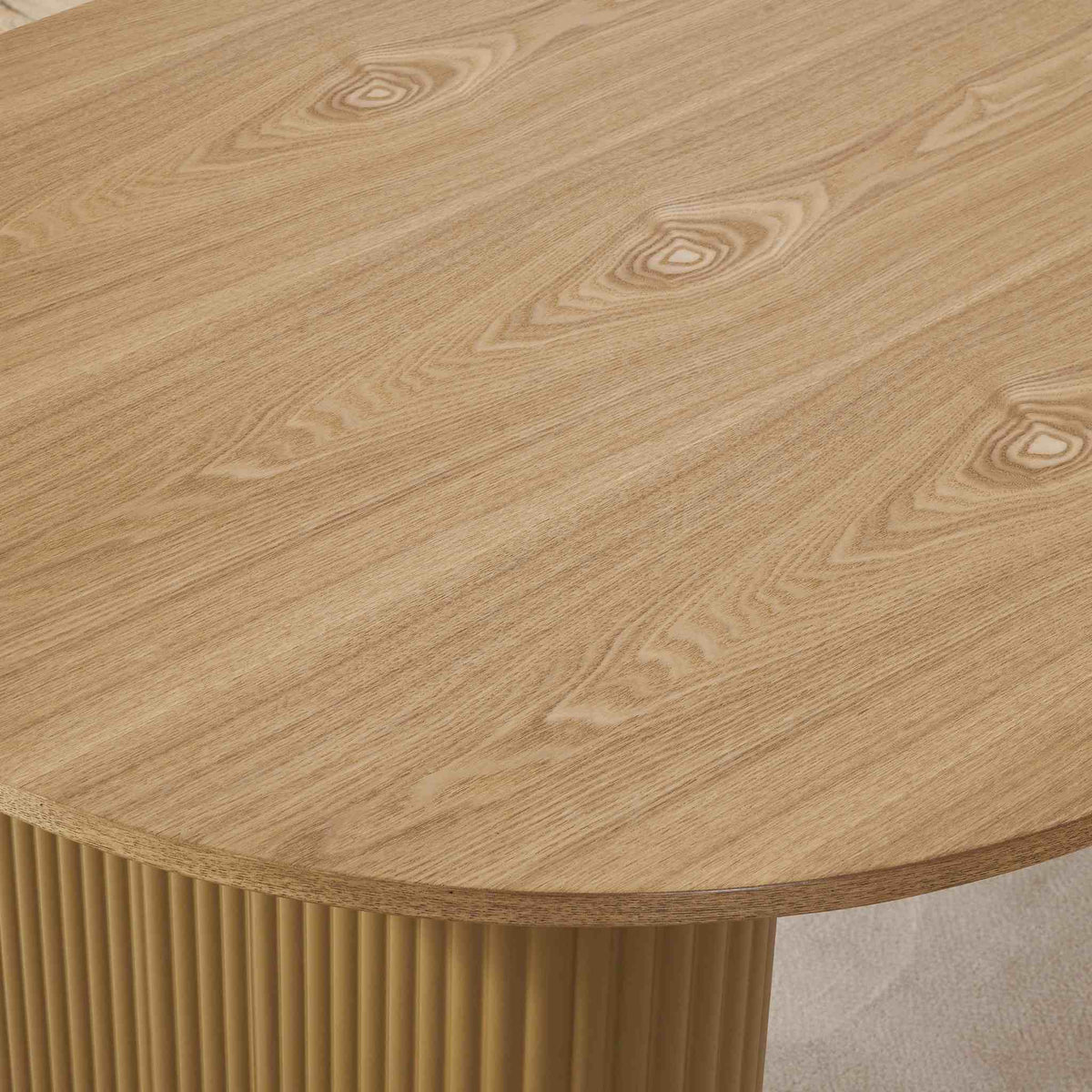 Bishop light dining table - Natural | Gallery Everyday by Leather Gallery