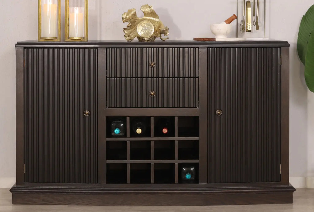 Explore the stylish Sorrento Sideboard, a luxurious compact storage solution - ideal for any space!