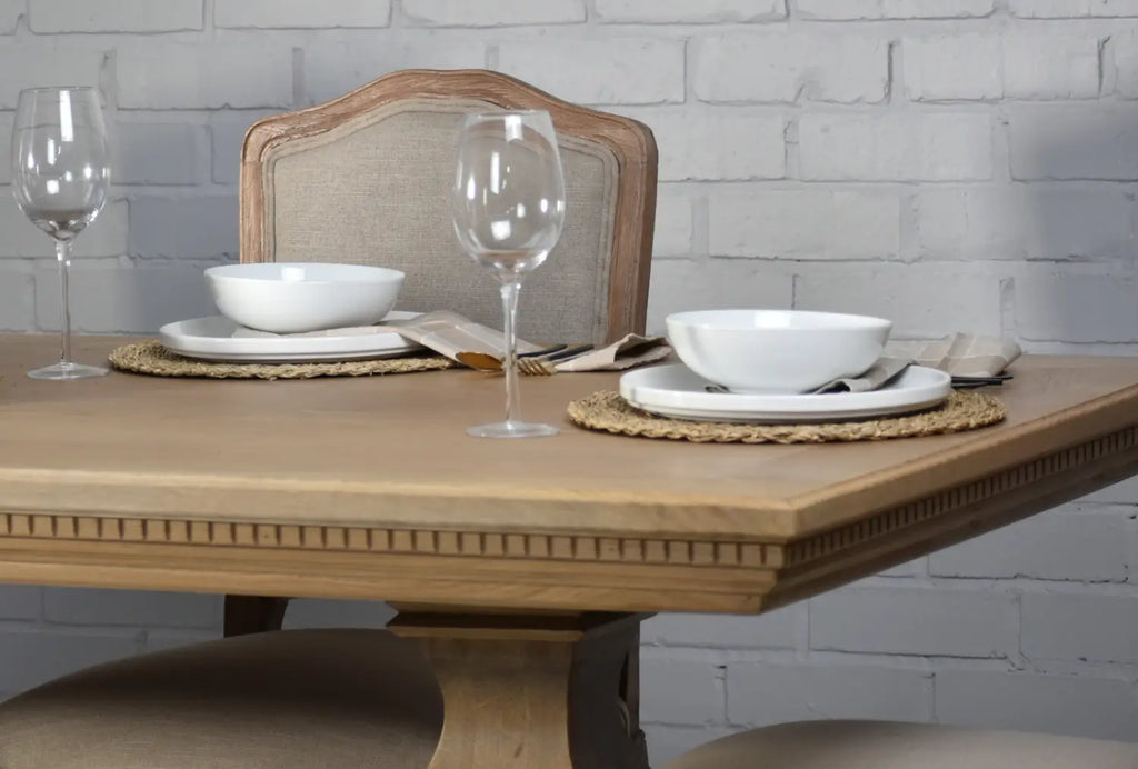 Beautifully crafted glasses for an intimate dinner setting
