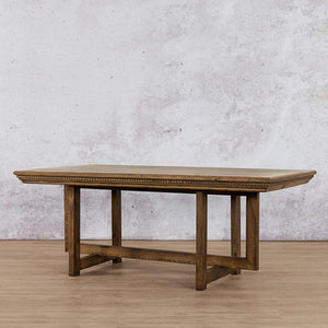 Bolton Fluted Wood Dining Table - 1.9M / 6 Seater Dining Table Leather Gallery 