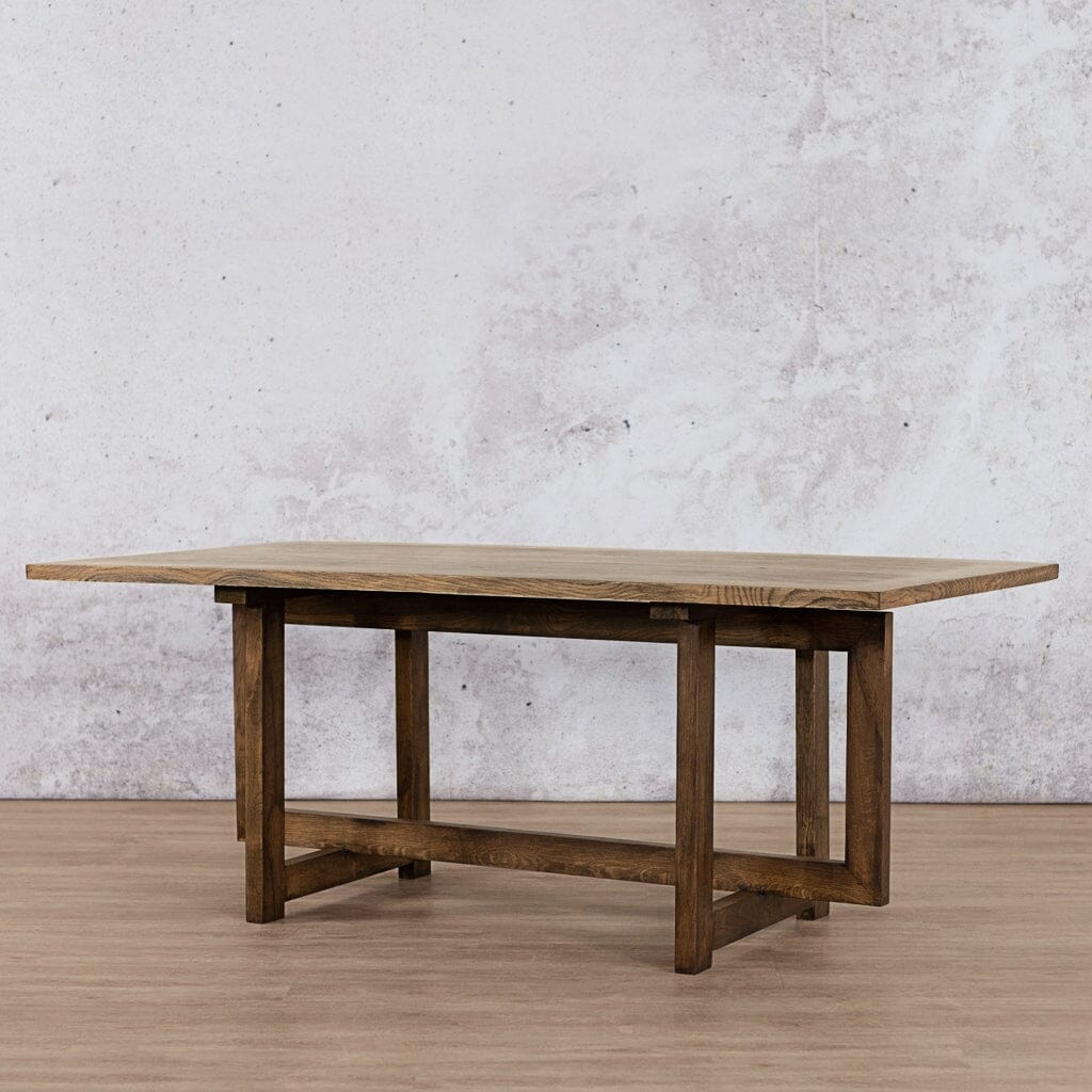 Bolton Wood Dining Table - 1.9M / 6 Seater Dining Table Leather Gallery 