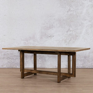 Bolton Wood Dining Table - 2.4M / 8 or 10 Seater Dining Table Leather Gallery 
