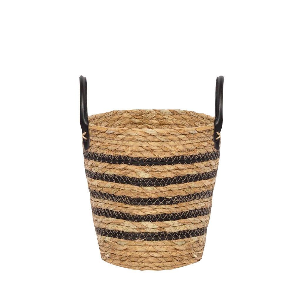 Bazley Medium Baskets Decor Leather Gallery 