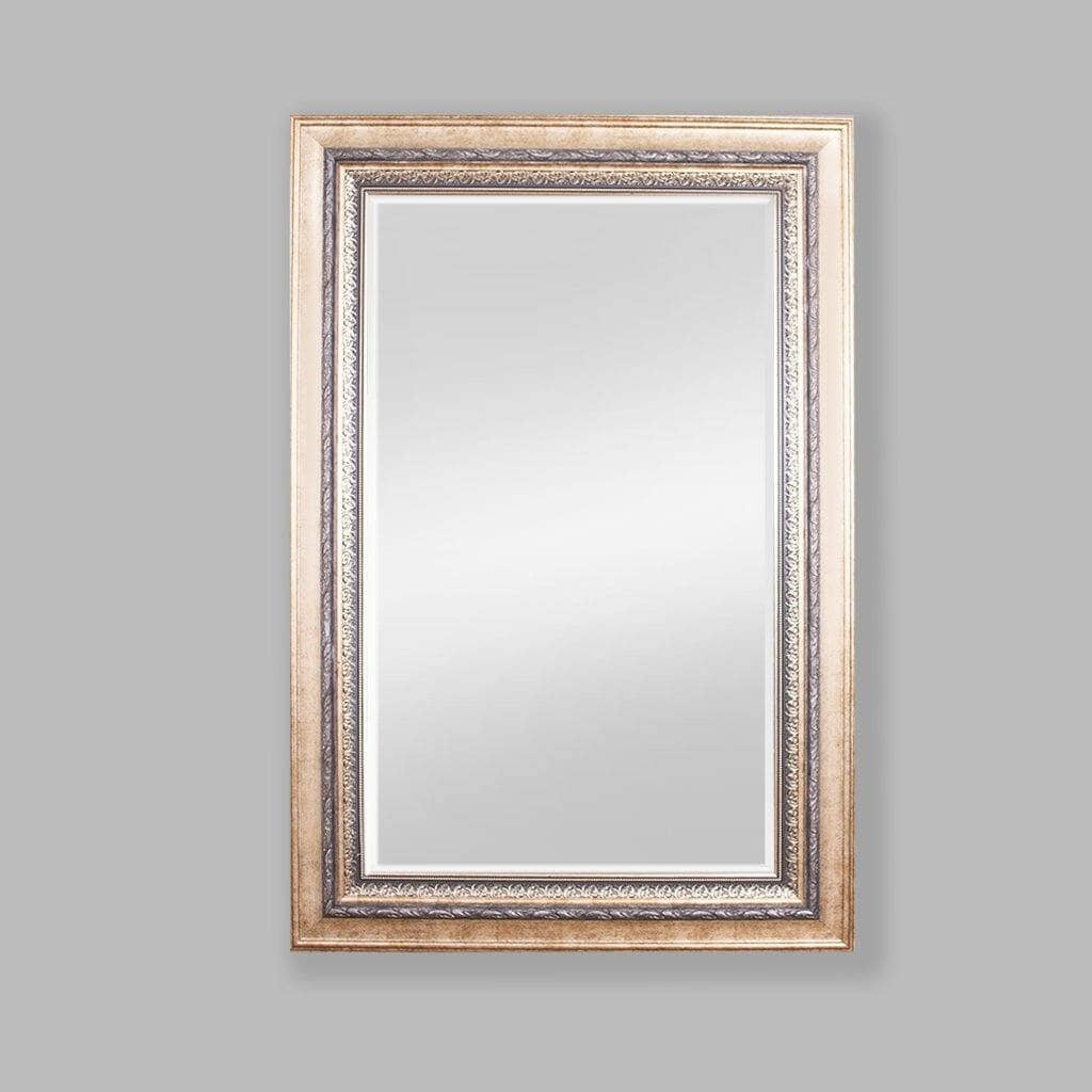 Elizabeth Antique Bevelled Mirror Gold - 1250 x 1850 Mirror Leather Gallery Beveled Gold 1250 x 1850 